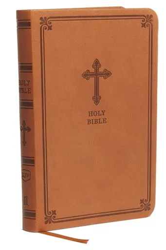 KJV Holy Bible: Value Compact Thinline, Brown Leathersoft, Red Letter, Comfort Print: King James Version - Thomas Nelson