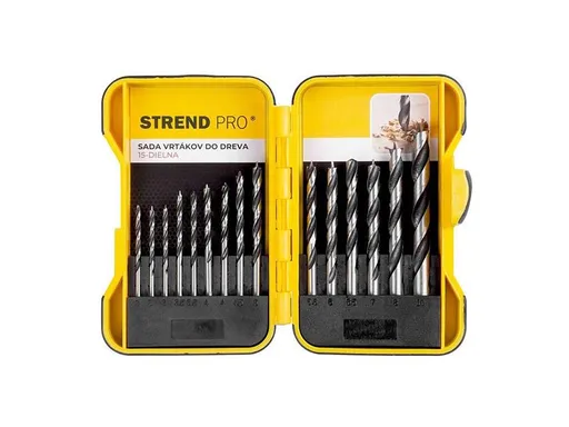 Sada vrtáků do dřeva STREND PRO 4201223 15ks