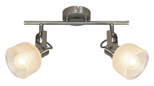 Rabalux bodové svítidlo Francis E14 2X MAX 28W saténová chromová 5438