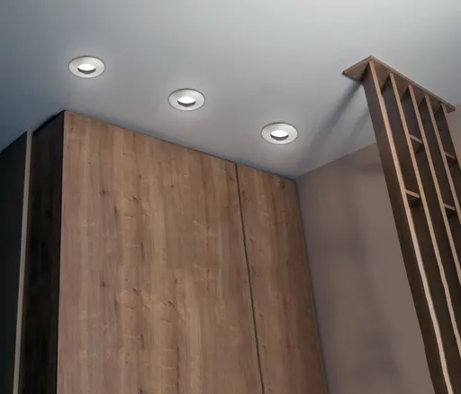 Hermetické saténové stropní svítidlo kulaté IP65 SH-12