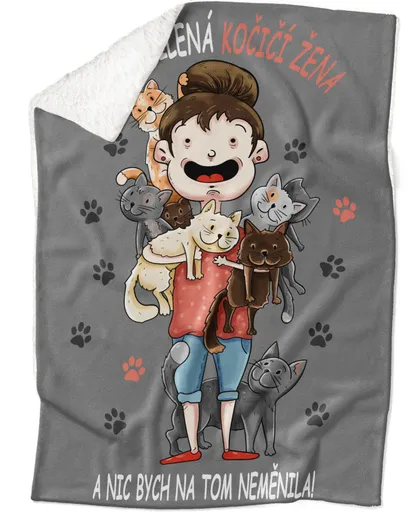 Deka Kočičí žena (Podšití beránkem: ANO)