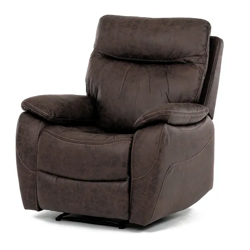 Polohovací křeslo 4092 BR3, vintage, hnědá