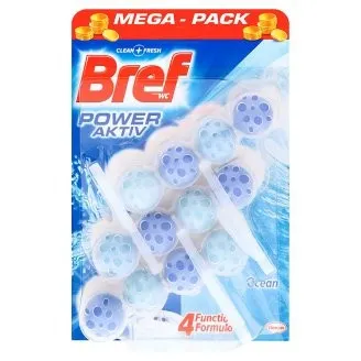 WC závěs kuličky Bref Power Aktiv Ocean 3x50g