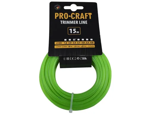 Struna PROCRAFT ZL 2,4mm 15m hvězdicová