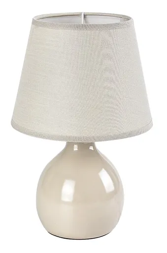 Rabalux Béžová stolní lampa Ingrid pro žárovku E14 74076
