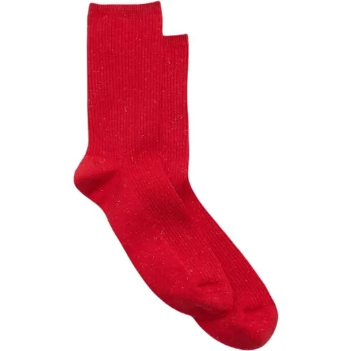 GAP GLITTER Dámské ponožky, červená, velikost UNI