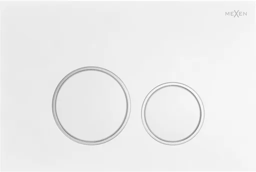 MEXEN Fenix 05 tlačítko flush /kompatibilní s Geberit Sigma UP300 a UP320, bílá matná 600520