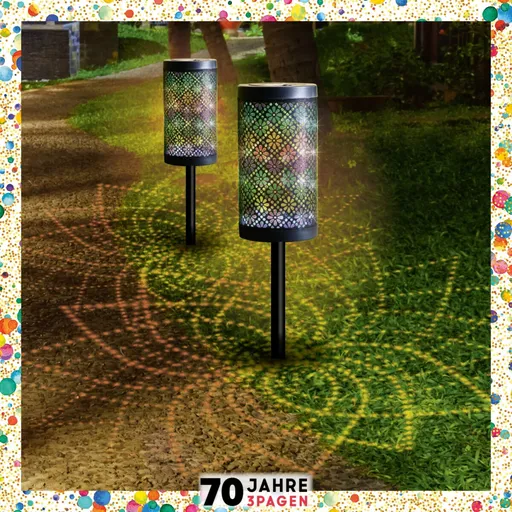 Solární svítidlo Květiny