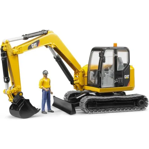 Bruder 2466 Minibagr CAT s figurkou