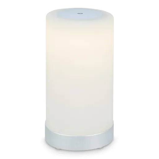 BRILONER LED bateriové stolní svítidlo, pr.12,5 cm, LED modul, 3W, 350 lm, černá IP44 BRILO 7448-014