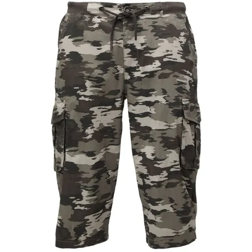 Willard EIVOR Pánské plátěné 3/4 kalhoty, tmavě šedá, velikost XXXL