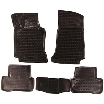 SIXTOL 3D Gumové koberce MERCEDES-BENZ C-Class W205, 2014-