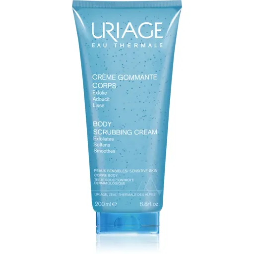 Uriage Hygiène Body Scrubbing Cream tělový peelingový krém pro citlivou pokožku 200 ml