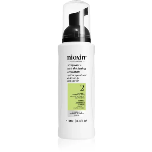 Nioxin System 2 Scalp + Hair Thickening Treatment bezoplachová kúra proti řídnutí vlasů 100 ml