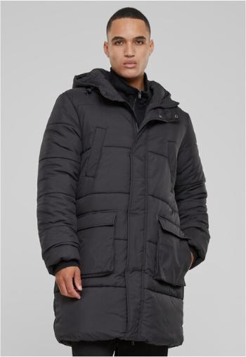 Urban Classics Long Puffer Jacket black