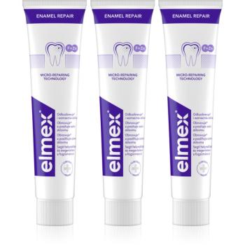 Elmex Repair Enamel Repair fogkrém 3x75 ml