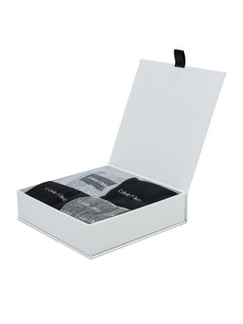 Calvin Klein pánské ponožky 4pack - ONE (001)