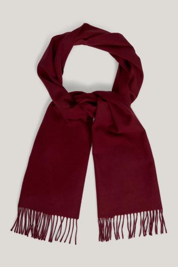 ŠÁLA GANT UNISEX. WOOL SCARF WINE RED