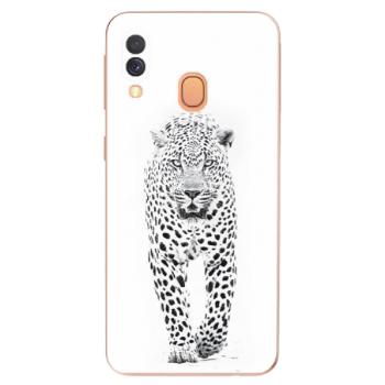 Odolné silikonové pouzdro iSaprio - White Jaguar - Samsung Galaxy A40