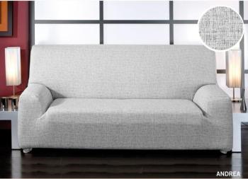 Poťah elastický na sedaciu súpravu, Andrea, bielo-čierna kreslo - š. 60 - 110 cm