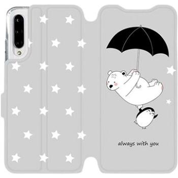 Flipové pouzdro na mobil Xiaomi Mi A3 - MH08P Méďa a tučňák - always with you (5903226953691)