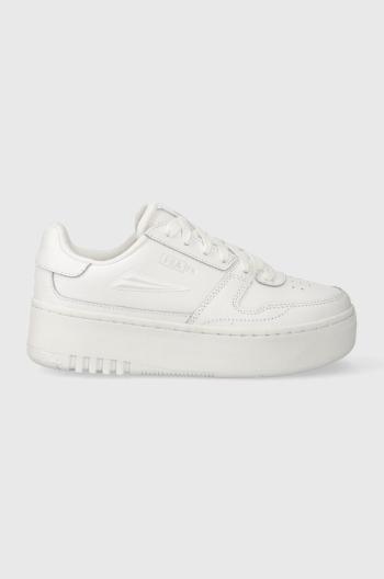 Kožené sneakers boty Fila FXVENTUNO bílá barva, FFW0348