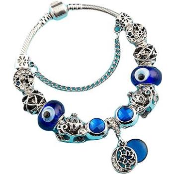 Náramek ve stylu A´la Pandora – Dark Blue P10839-1 - 21cm (6973)