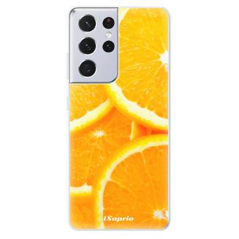 Odolné silikonové pouzdro iSaprio - Orange 10 - Samsung Galaxy S21 Ultra