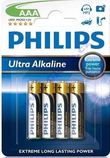 BORGY Baterie Ultra Alkaline AAA - 4 ks