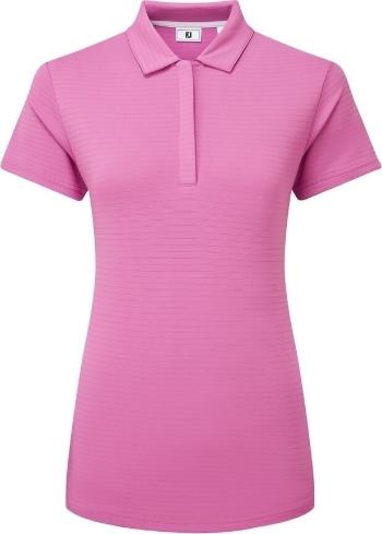 Footjoy Jacquard SS Shirt Womens Berry M Polo košile