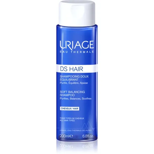 Uriage DS HAIR Soft Balancing Shampoo čisticí šampon pro citlivou pokožku hlavy 200 ml