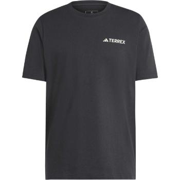 adidas TERREX GEONATURE TEE Pánské outdoorové tričko, černá, velikost