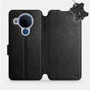 Kožené flip pouzdro Nokia 5.4 - Černé - Black Leather (5903516647774)