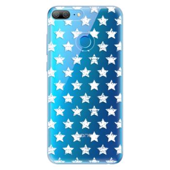 Odolné silikonové pouzdro iSaprio - Stars Pattern - white - Huawei Honor 9 Lite