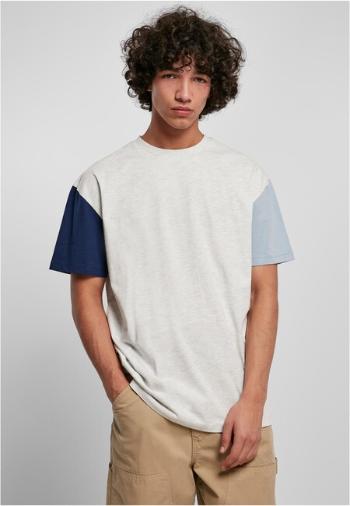 Urban Classics Organic Oversized Colorblock Tee lightgrey - XL