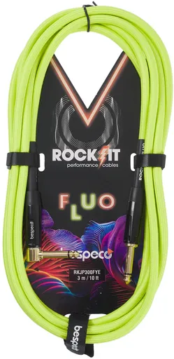 Bespeco ROCKIT FLUO Yellow 3 m Right Angle