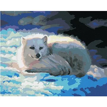 Zuty - Malování podle čísel - POLÁRNÍ LIŠKA (D. RUSTY RUST), 80x100 cm, vypnuté plátno na rám (HRAmmb02845nad)