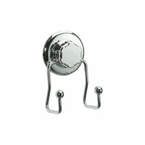 Dvojitý háček do koupelny bez vrtání Compactor - Bestlock systém, nosnost až 6 kg