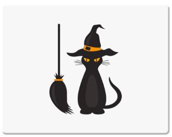 Podložka pod myš Cat witch