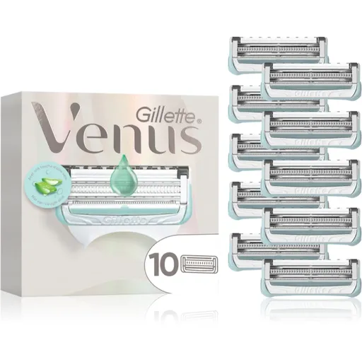 Gillette Venus Satin Care Pubic Hair&Skin náhradní břity pro úpravu linie bikin 10 ks