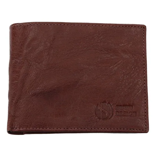 Pánská kožená peněženka SendiDesign SNW6946 - tmavě hnědá