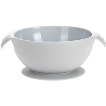 Lässig Bowl Silicone grey with suction pad                                              (4042183398259)