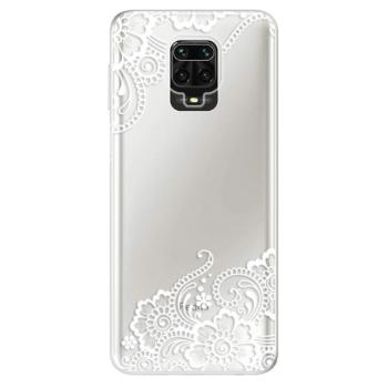 Odolné silikonové pouzdro iSaprio - White Lace 02 - Xiaomi Redmi Note 9 Pro / Note 9S