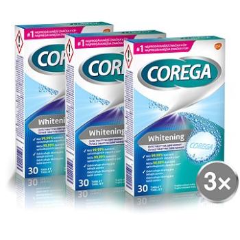 COREGA Whitening Pro čištění zubních náhrad 3× 30 ks (8596149005805)