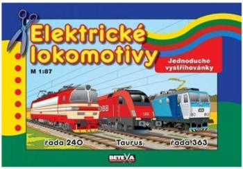 Elektrické lokomotivy - Jednoduché vystřihovánky