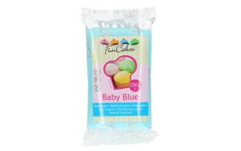 Modrý rolovaný fondant Baby Blue (barevný fondán) 250 g - FunCakes