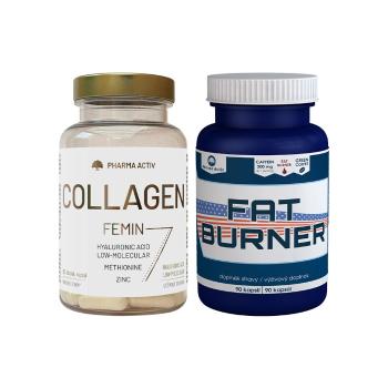 Pharma Activ Collagen Femin + Fat Burner 90 tobolek + 90 kapslí