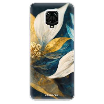 Odolné silikonové pouzdro iSaprio - Gold Petals - Xiaomi Redmi Note 9 Pro / Note 9S