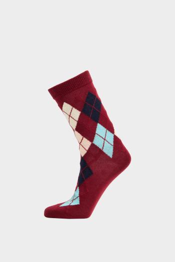 PONOŽKY GANT ARGYLE SOCKS PLUMPED RED