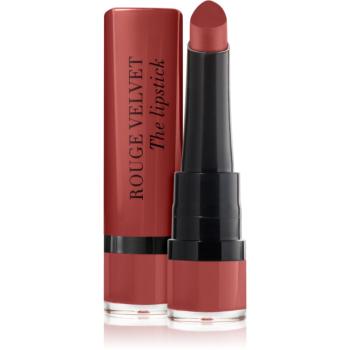Bourjois Rouge Velvet The Lipstick matná rtěnka odstín 50 Rouge Tatin 2.4 g